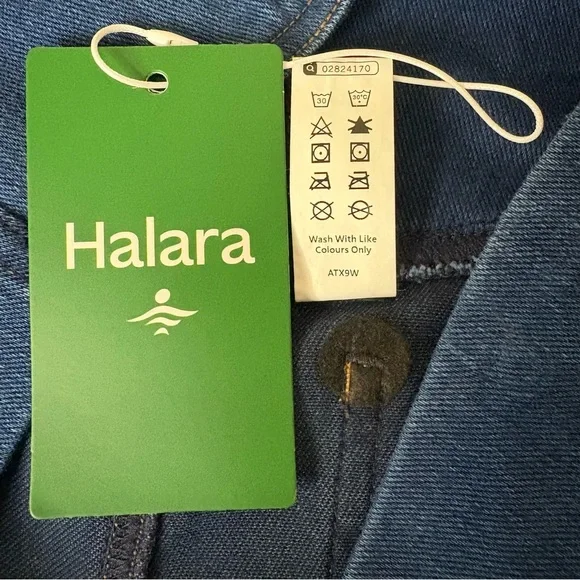 HALARA Women's Flare Jeans - Blue - Picture 7 of 14